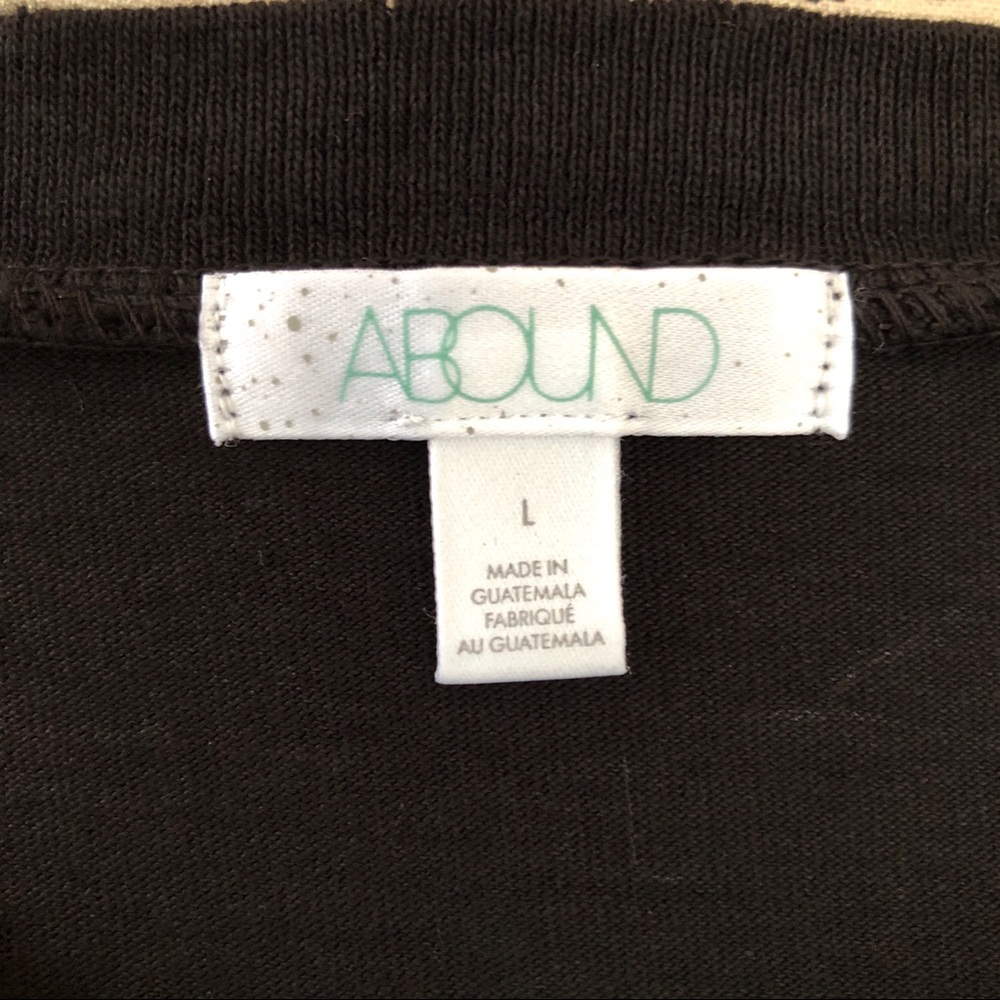 Abound Distressed Black Midi Dress Size L - Picture 12 of 14